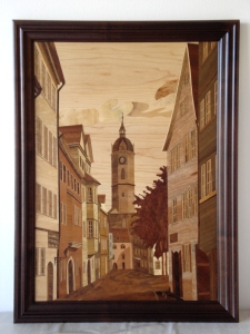 Johannisstraße in Jena mit Blick auf die Stadtkirche